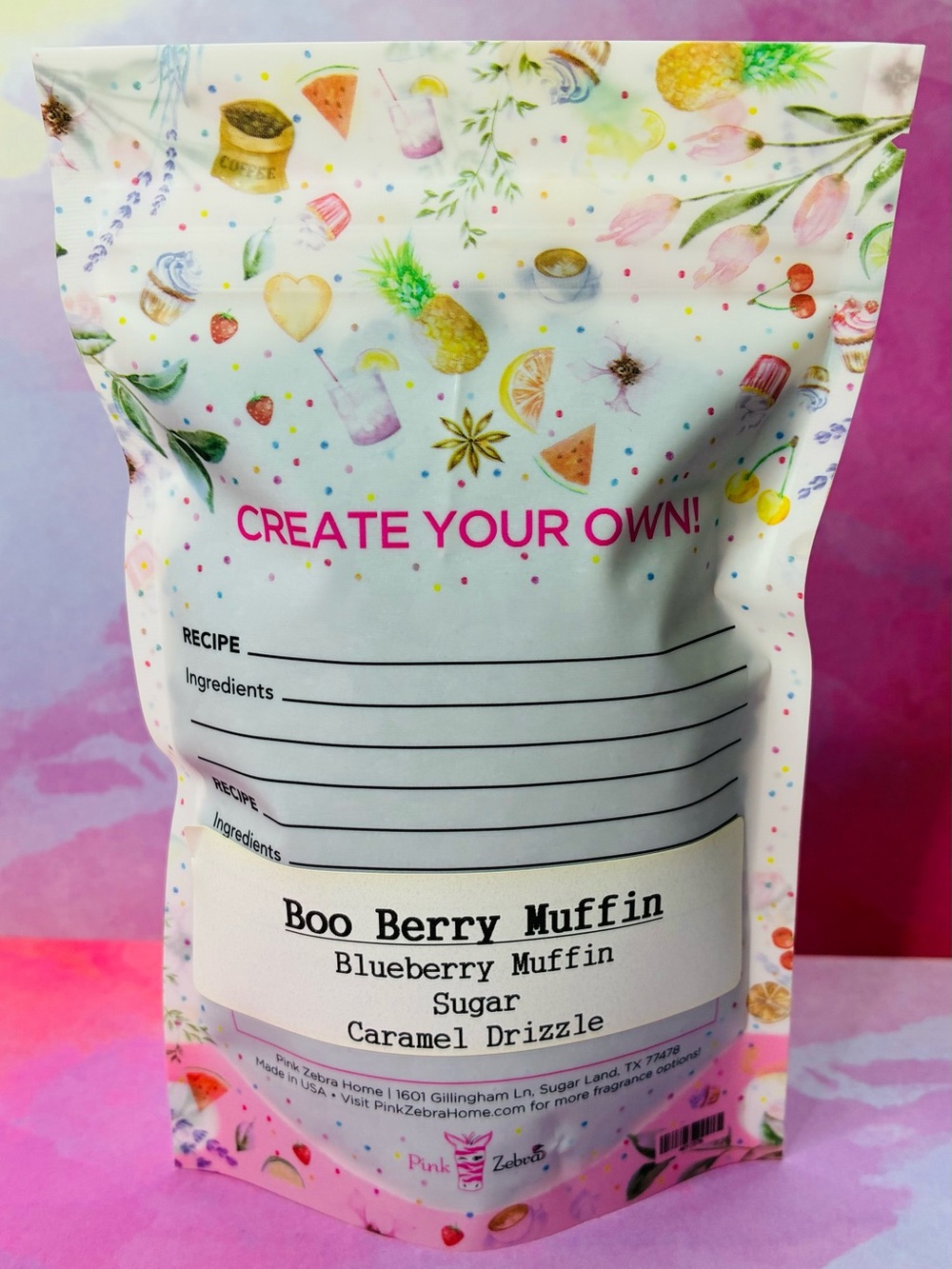 ✨Boo Berry Muffin✨ Pink Zebra Sprinkles Wax Melts - Picture 2 of 2